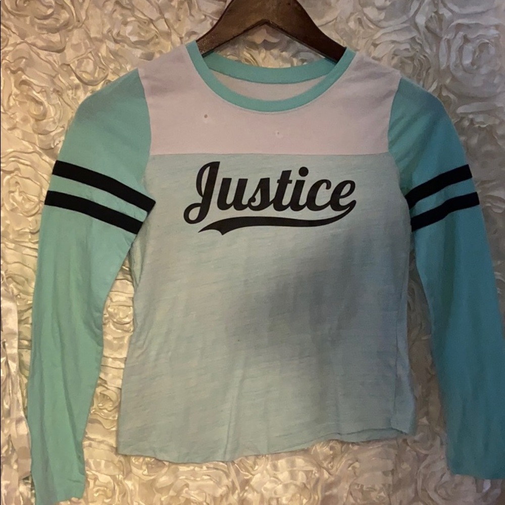 Justice baseball long sleeve tee